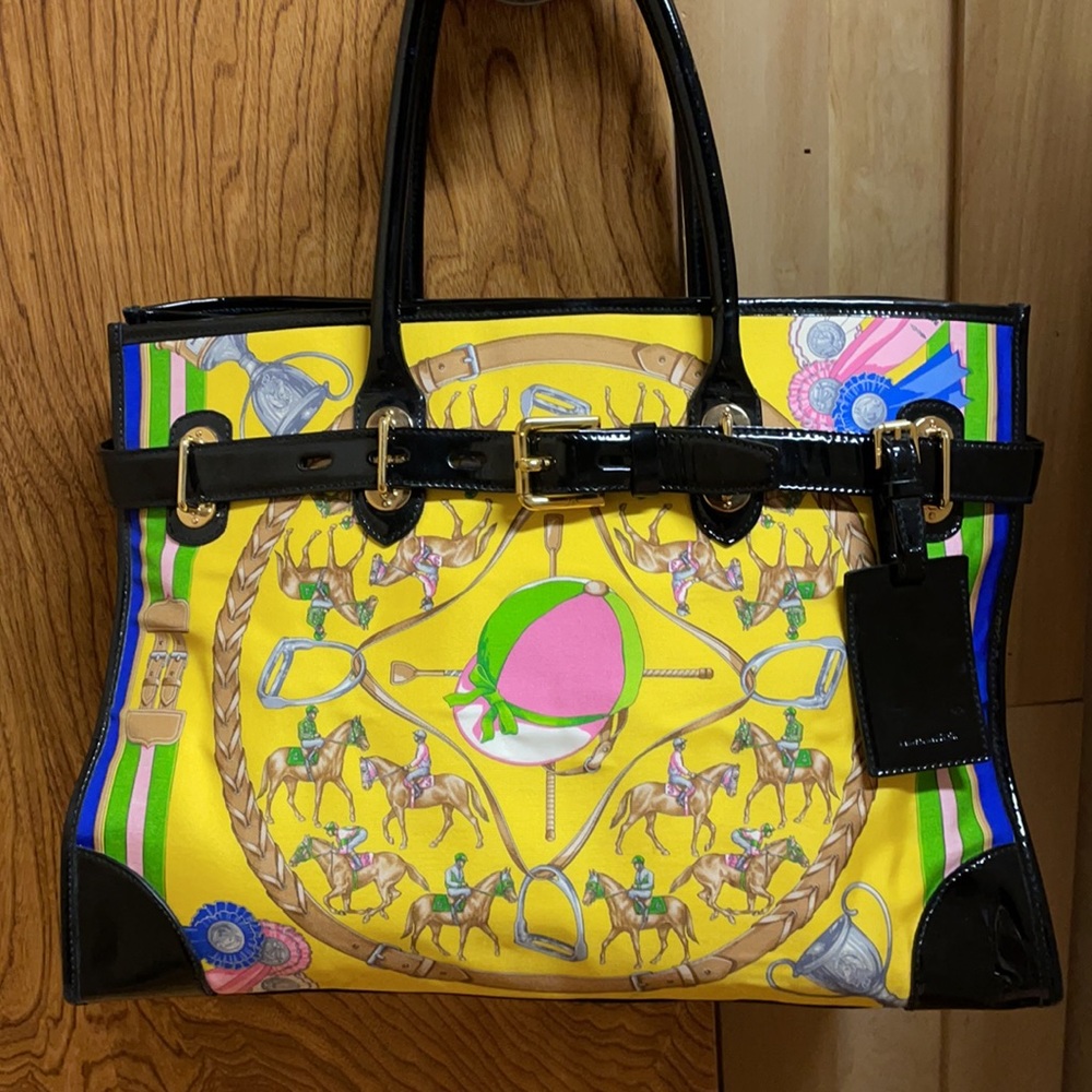 Ralph Lauren Collection ⚡️HP🎉 Spectator tote bag Purse limited edition - Picture 3 of 16